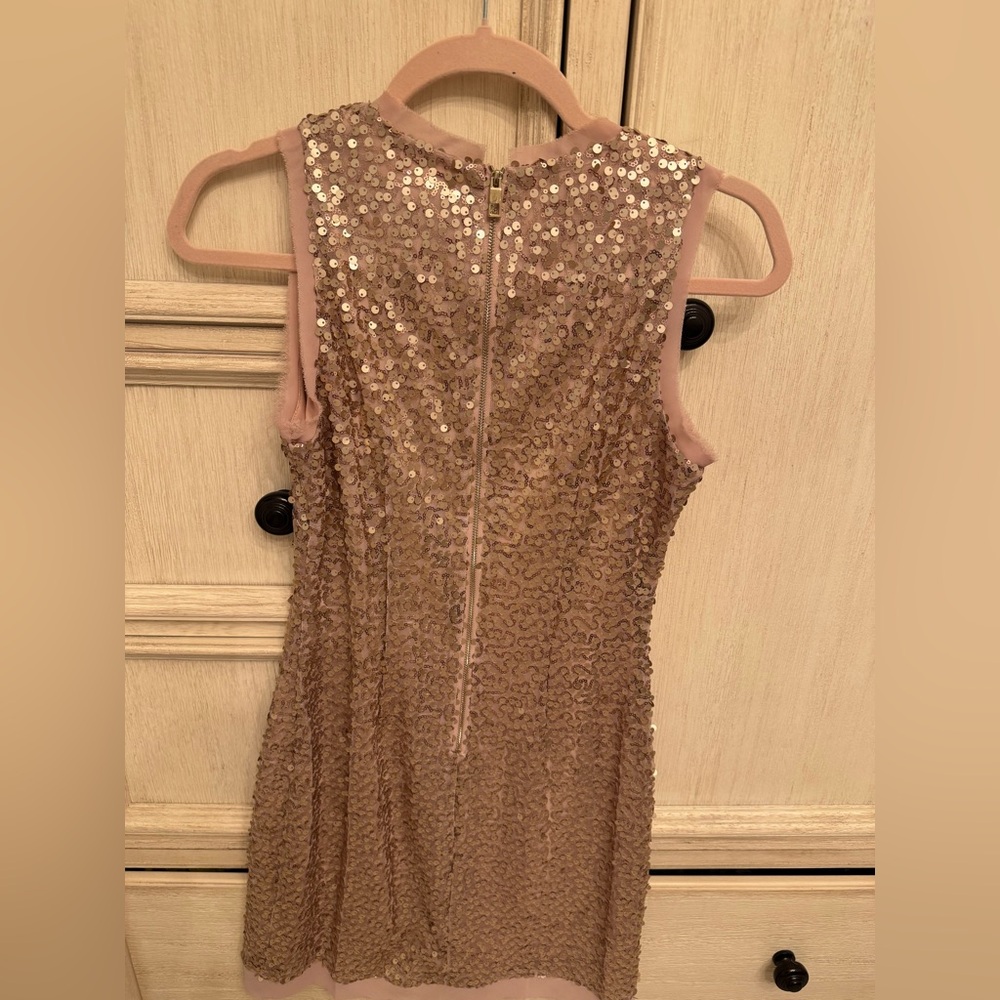 Vince Camuto Rose Gold Sequin Mini Dress
Stunning for any occasion. - Picture 12 of 14